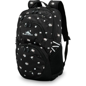 image:imageHigh Sierra Swoop Backpack with Laptop Pocket  Tablet Sleeve Fits most 17 Laptops 30L BlackFloralBlack