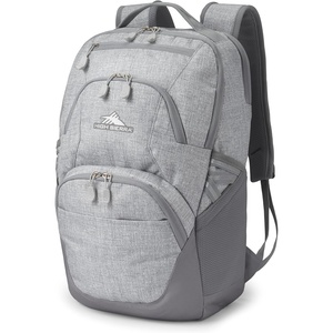 image:imageHigh Sierra Swoop Backpack with Laptop Pocket  Tablet Sleeve Fits most 17 Laptops 30L BlackSilver Heather