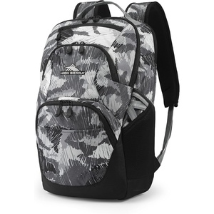 image:imageHigh Sierra Swoop SG Backpack Travel or Work Laptop Bookbag with Drop Protection Pocket and Tablet Sleeve One Size Scribble Camo