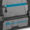 image:imageHigh Sierra 22 Wheeled Rolling Duffle Bag Lightweight and Durable Weekender Travel Duffle bag with Recessed telescoping pull handle 50L Capacity Steel GreyMercury