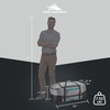 image:imageHigh Sierra 22 Wheeled Rolling Duffle Bag Lightweight and Durable Weekender Travel Duffle bag with Recessed telescoping pull handle 50L Capacity Steel GreyMercury